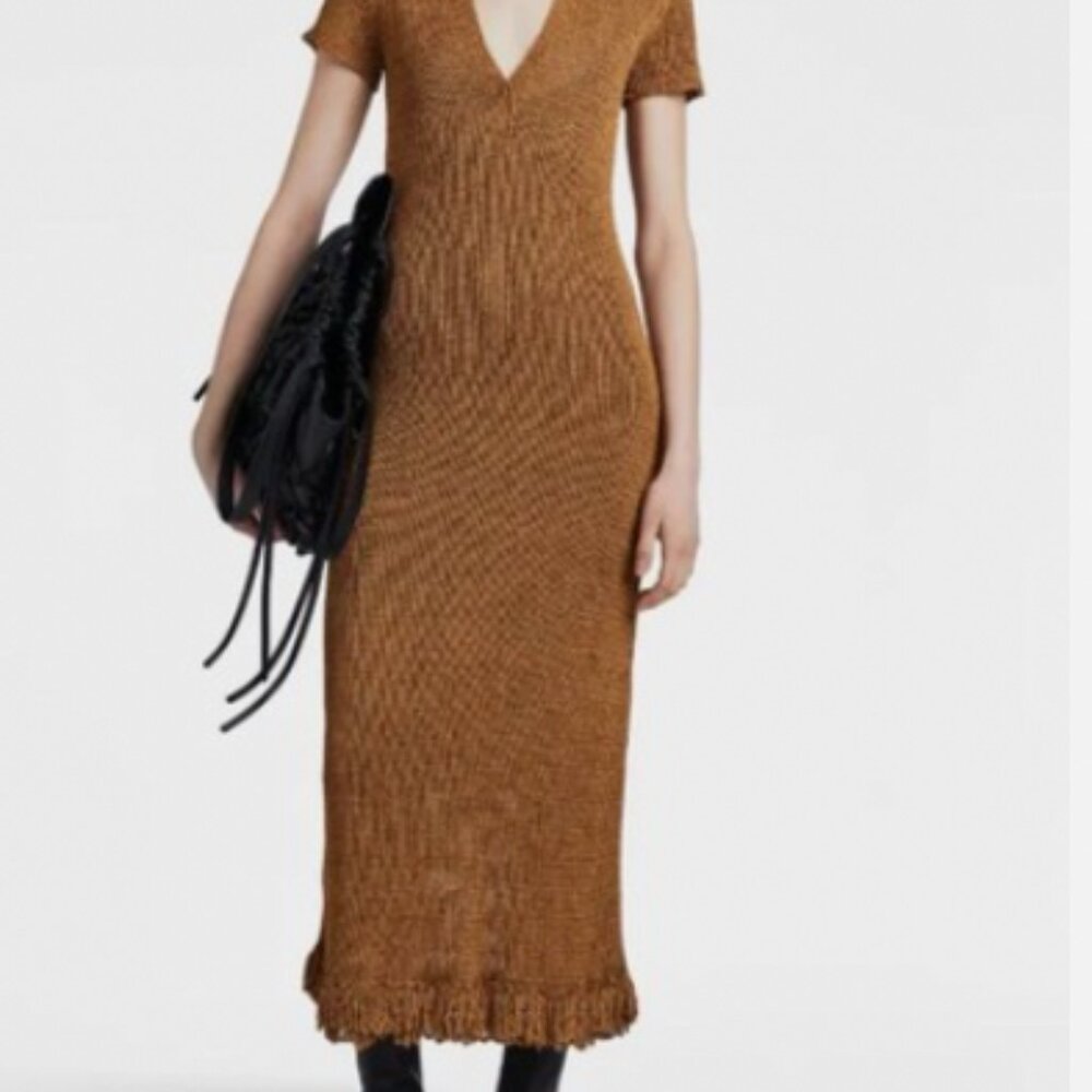 Proenza Schouler Crepe Ribbon Dress  XS